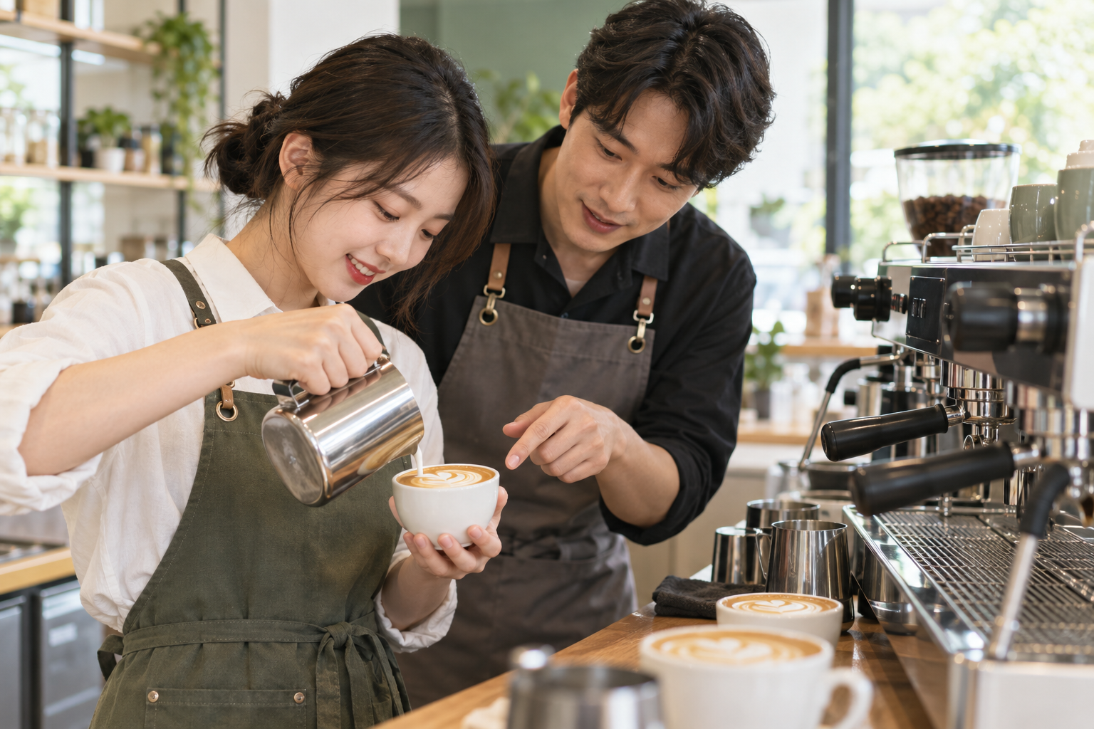 커피와 음료 실습 AI 소개 이미지
